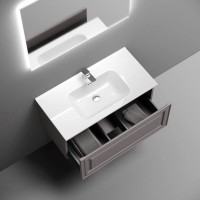 Тумба под раковину Sancos Very VR90SM, 90 см подвесная, Doha Soft