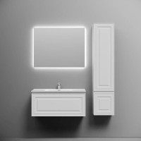 Тумба под раковину Sancos Very VR90W, 90 см подвесная, Bianco