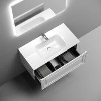 Тумба под раковину Sancos Very VR90W, 90 см подвесная, Bianco
