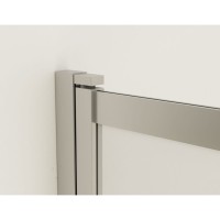 Шторка на ванну Vincea VSB-1E 100 x 145 см раздвижная, стекло тонированное, черный матовый, VSB-1E100CGB