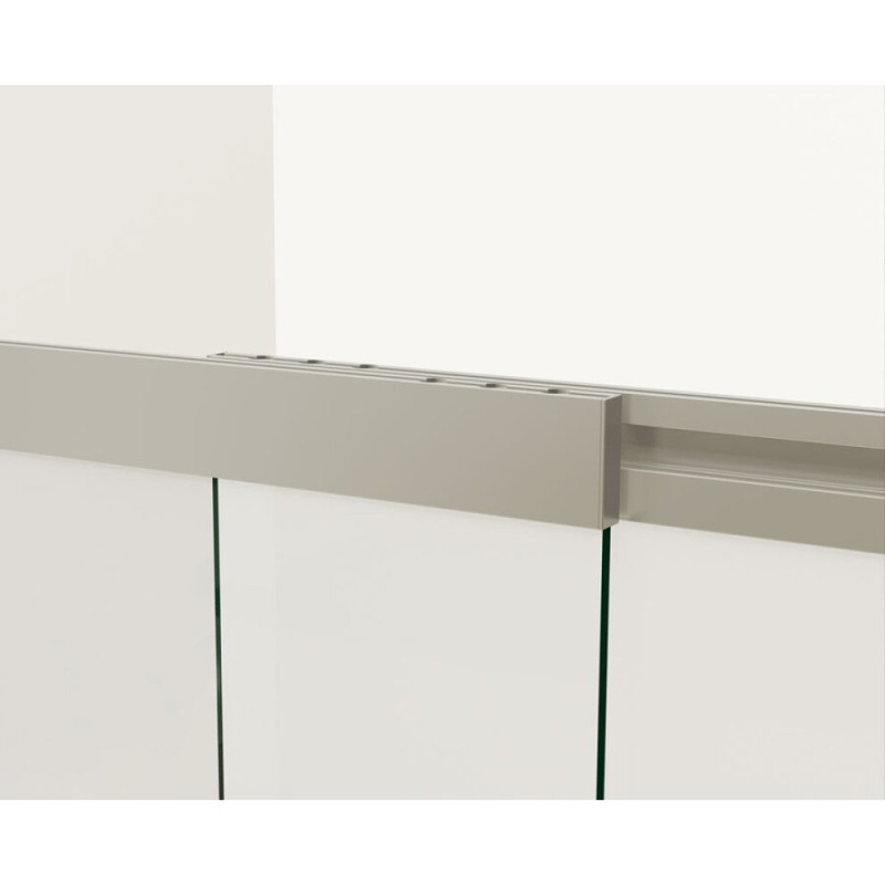 Душевая шторка на ванну Vincea 100 x 145 см, стекло прозрачное, профиль хром, VSB-1E100CL