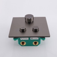 Смеситель Vincea для душа, воронёная сталь, gunmetal, VSCV-421GM