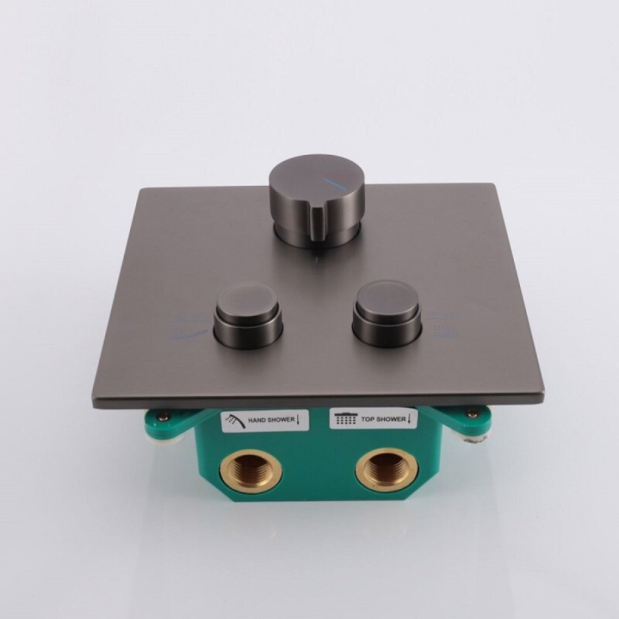 Смеситель Vincea для душа, воронёная сталь, gunmetal, VSCV-421GM