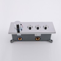 Смеситель Vincea для душа, термостатический, на 3 потребителя, цвет хром, VSCV-433TCH