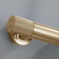 Душевая система Vincea Desire VSFS-1D0TBG, термостатическая, брашированное золото