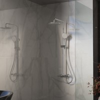 Душевая система Vincea Rondo VSFS-1R1CH, с изливом, цвет хром