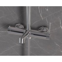 Душевая система Vincea Rim VSFS-2RM1CH, с изливом, цвет хром