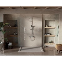 Душевая система Vincea VSFS-413CH, верхний душ 25 см, хром