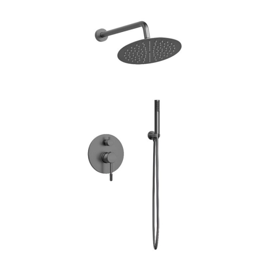 Душевая система Vincea Desire VSFW-1D1GM, воронёная сталь, gunmetal