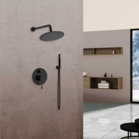 Душевая система Vincea Desire, встраиваемая, черный матовый, VSFW-1D1MB