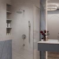 Душевая система Vincea Villa VSFW-1VL3BN, встраиваемая, брашированный никель