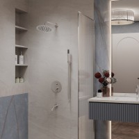 Душевая система Vincea Villa VSFW-1VL3CH, встраиваемая, хром