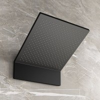 Душевая система Vincea Futura VSFW-2F11TMB, термостатическая, цвет черный матовый
