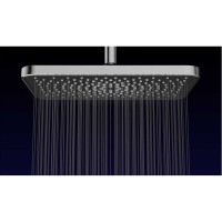 Душевая система Vincea VSFW-321MT1GM, термостатическая, воронёная сталь, gunmetal