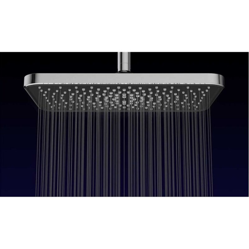 Душевая система Vincea VSFW-321MT1GM, термостатическая, воронёная сталь, gunmetal