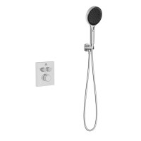 Душевая система Vincea Inspire VSFW-3I21MT3CH, термостатическая, цвет хром/черный