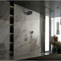 Душевая система Vincea Inspire VSFW-3I21MT3GM, термостатическая, воронёная сталь, gunmetal