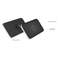 Душевая система Vincea Inspire VSFW-3I21MT4GM, термостатическая, воронёная сталь, gunmetal