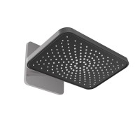 Душевая система Vincea Inspire VSFW-3I21MT4RGM, термостатическая, с полкой, воронёная сталь, gunmetal