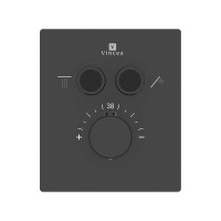 Душевая система Vincea Inspire VSFW-3I21MT4RMB, термостатическая, цвет черный матовый