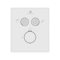 Душевая система Vincea Inspire VSFW-3I21MT5CH, термостатическая, на 2 потребителя, цвет хром/черный