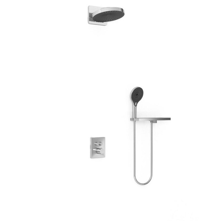 Душевая система Vincea Inspire VSFW-3I21T1RCH, термостатическая, 2 потребителя, цвет хром