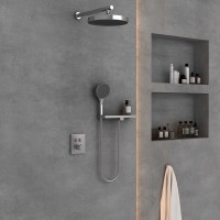 Душевая система Vincea Inspire VSFW-3I21T2RCH, термостатическая, 2 потребителя, цвет хром