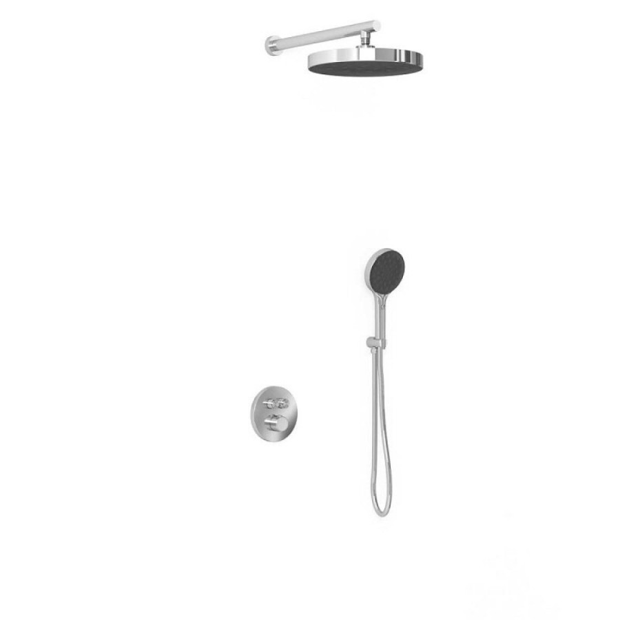 Душевая система Vincea Inspire VSFW-3I22MT2CH, термостатическая, на 2 потребителя, цвет хром