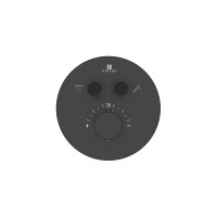 Душевая система Vincea Inspire VSFW-3I22MT2RMB, термостатическая, цвет черный матовый
