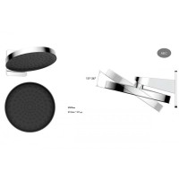 Душевая система Vincea Inspire VSFW-3I22MT3RGM, термостатическая, воронёная сталь, gunmetal