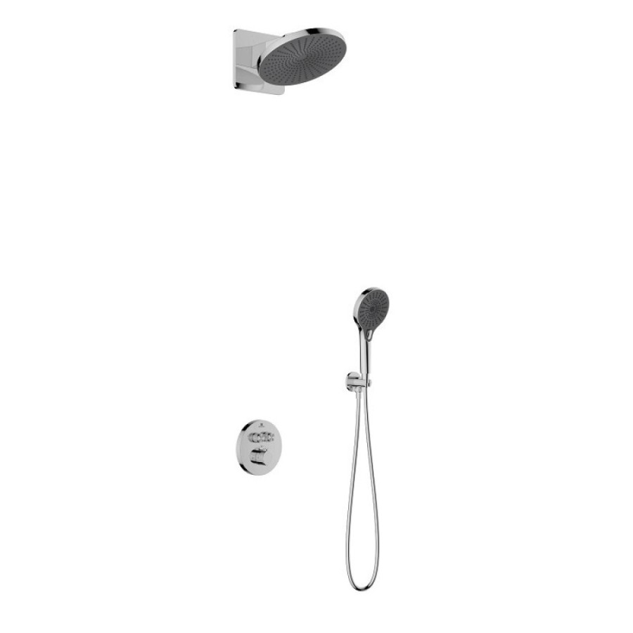 Душевая система Vincea Inspire VSFW-3I22MT5CH, термостатическая, на 2 потребителя, цвет хром