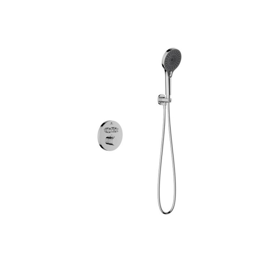 Душевая система Vincea Inspire VSFW-3I22MT5CH, термостатическая, на 2 потребителя, цвет хром