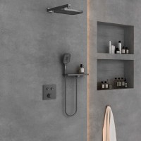 Душевая система Vincea, воронёная сталь, gunmetal, VSFW-4211RGM