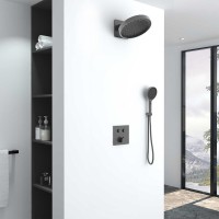 Душевая система Vincea Inspire VSFW-421I3GM, воронёная сталь, gunmetal
