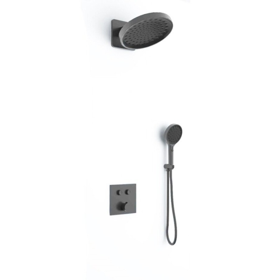 Душевая система Vincea Inspire VSFW-421I3GM, воронёная сталь, gunmetal