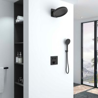 Душевая система Vincea Inspire VSFW-421I3MB, цвет черный матовый