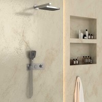 Душевая система Vincea, термостатическая, 2 потребителя, цвет хром, VSFW-422T1CH