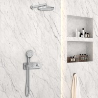 Душевая система Vincea, термостатическая, 2 потребителя, цвет хром, VSFW-422T2CH