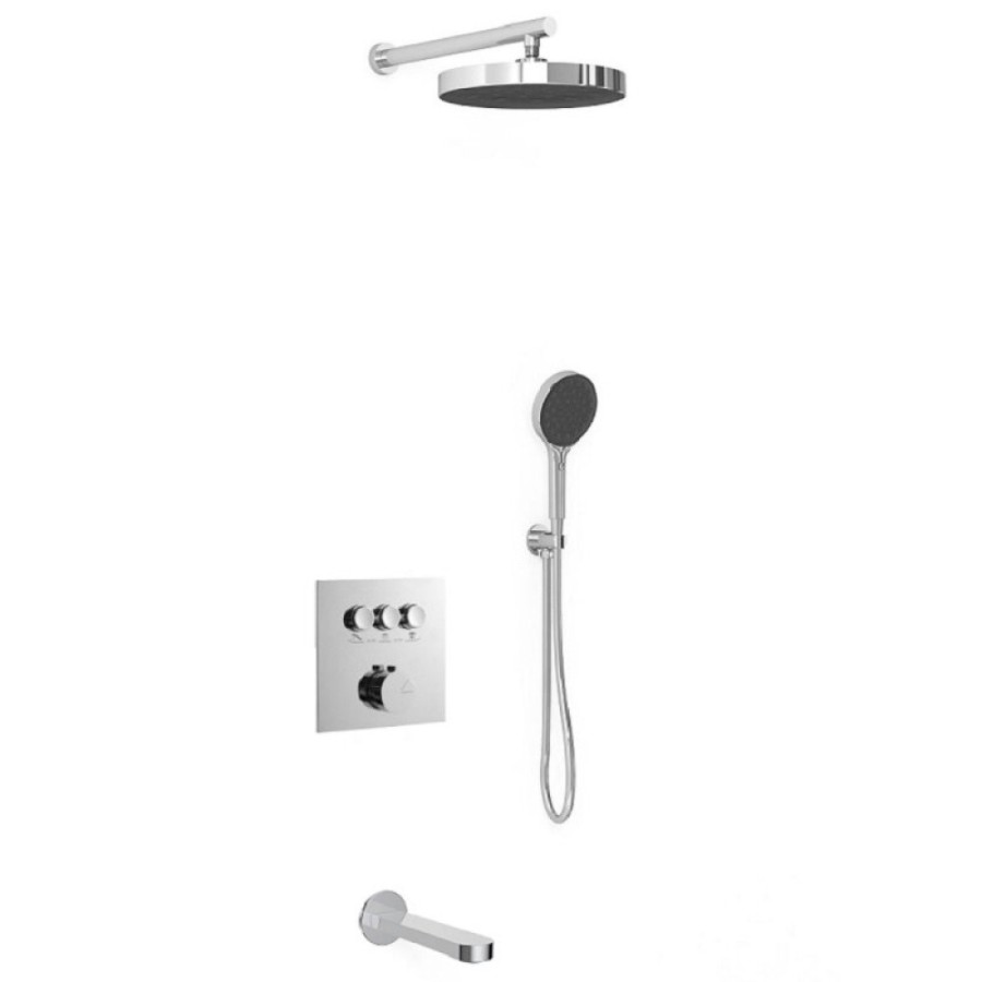 Душевая система Vincea Inspire VSFW-431I2CH, термостатическая, хром