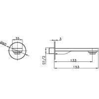 Душевая система Vincea Inspire VSFW-431I2RGM, термостатическая, с полкой, вороненая сталь