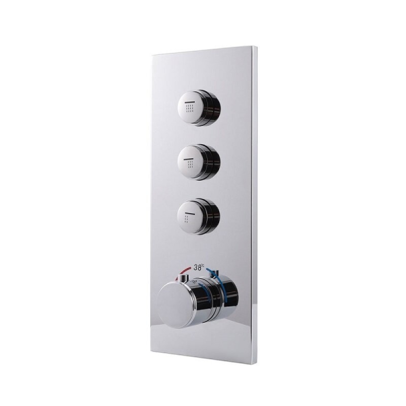 Душевая система Vincea Inspire VSFW-433TI3CH, термостатическая, цвет хром