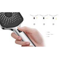Душевая система Vincea Inspire VSFW-433TI4MB, термостатическая, цвет черный матовый