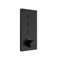 Душевая система Vincea Inspire VSFW-433TI5RMB, термостатическая, с полкой, черный матовый