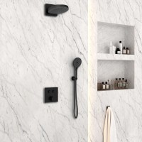 Душевая система Vincea Inspire VSFW-4I211MB, цвет черный матовый