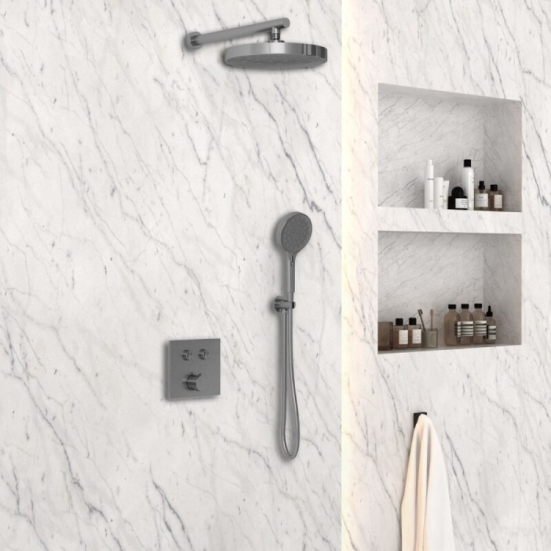 Душевая система Vincea Inspire VSFW-4I212GM, воронёная сталь, gunmetal
