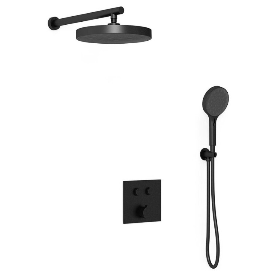 Душевая система Vincea Inspire VSFW-4I212MB, цвет черный матовый