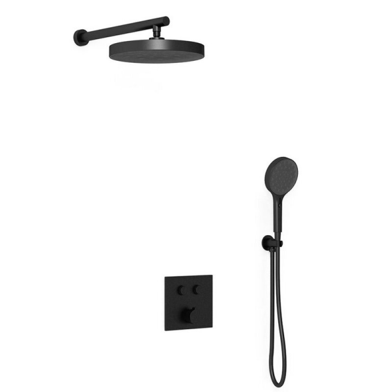 Душевая система Vincea Inspire VSFW-4I212RMB, цвет черный матовый