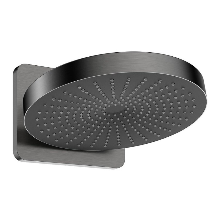 Верхний душ Vincea Inspire VSHD-3I1CGM, 25 см, 1 режим струи, воронёная сталь, gunmetal