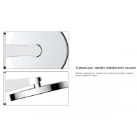 Верхний душ Vincea Inspire VSHD-3I3CGM, 30 см, 1 режим струи, воронёная сталь, gunmetal