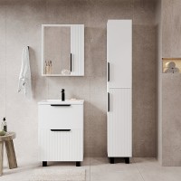 Шкаф зеркальный Viant Сицилия VSIC60BEL-ZSH, 60 см, подвесной, правый, цвет белый